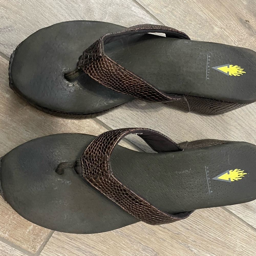 Volatile sandals.